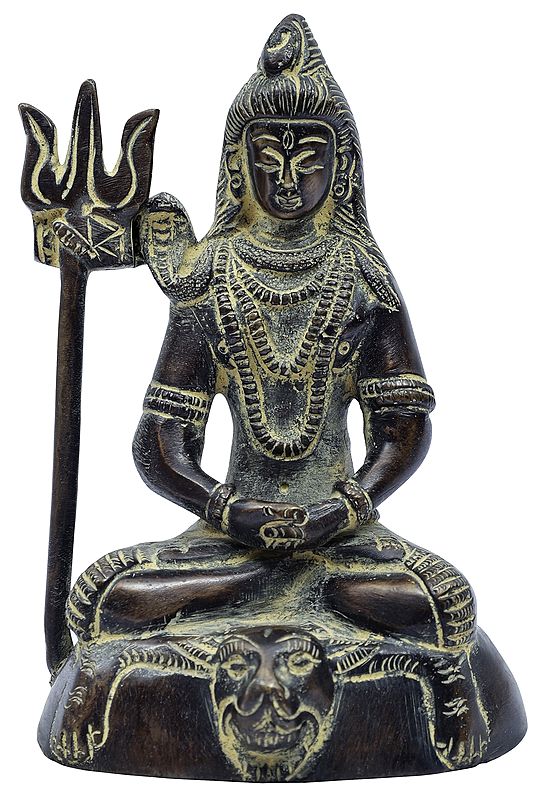 5" Bhagawan Shiva In Brass | Handmade | Made In India