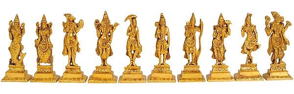 Dashavtara (Set of Ten Flat Sculptures)