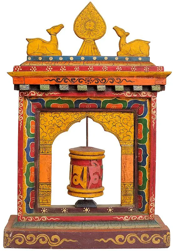 Tibetan Buddhist Prayer Wheel
