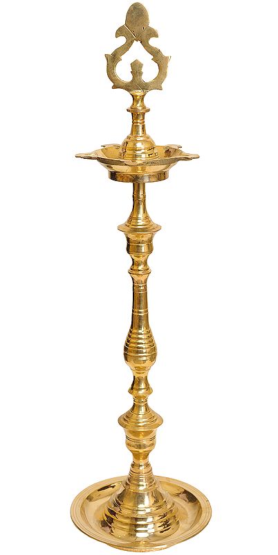 Five-Wick Lamp with Stand