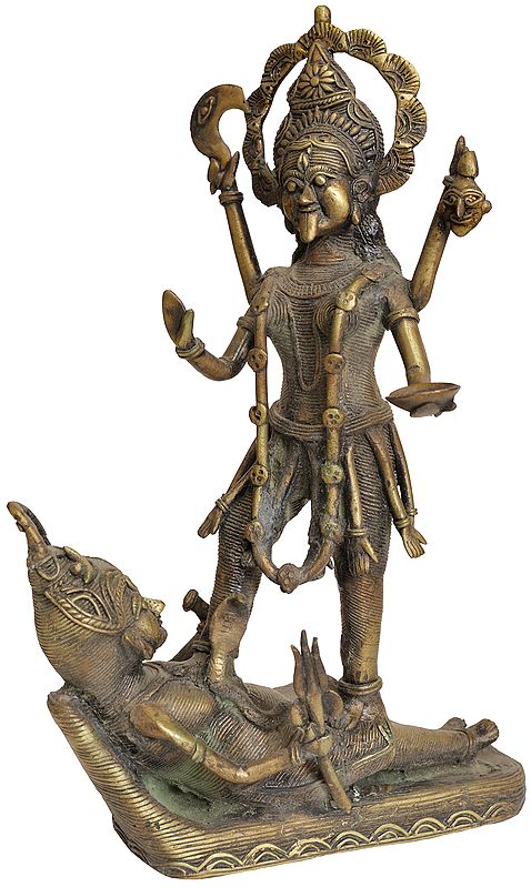 Goddess Kali: Tribal Statue from Bastar