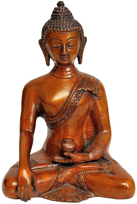 Lord Buddha in Bhumisparsha Mudra (Earth Touching Gesture)