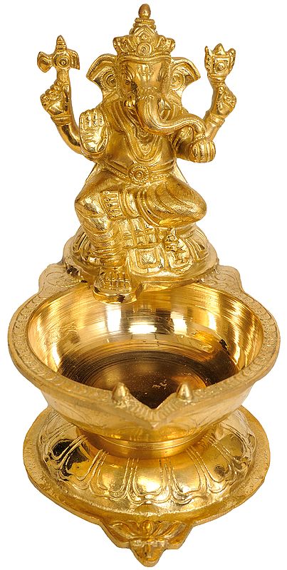 Lord Ganesha Puja Lamp