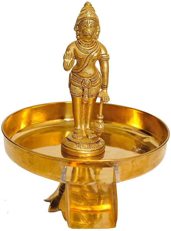 Hanuman Abhisheka Plate