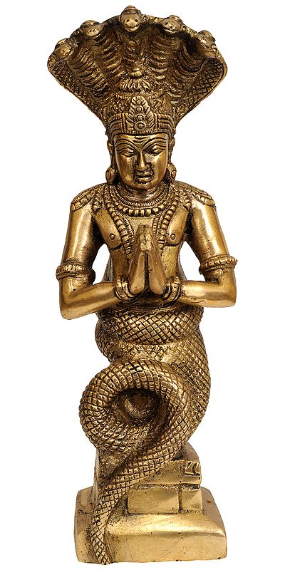 10" Saint Patanjali In Brass | Handmade | Made In India