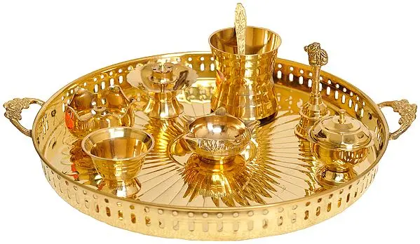 Big Size Puja Thali