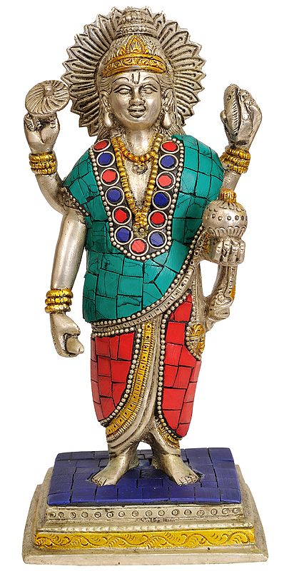 7" Dhanvantari In Brass | Handmade | Made In India