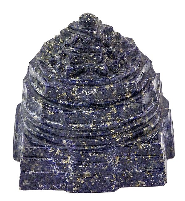 Shri Yantra  (Carved in Lapis Lazuli)