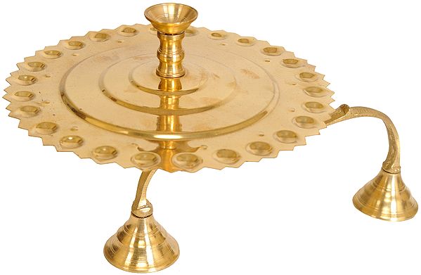 Large Aarti (Twenty Six Small with One Large Diyas )