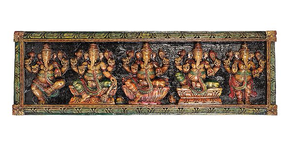 Pancha Ganeshas Panel