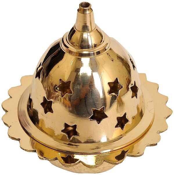 3" Amar Jyot with Lid In Brass | Handmade | Made In India