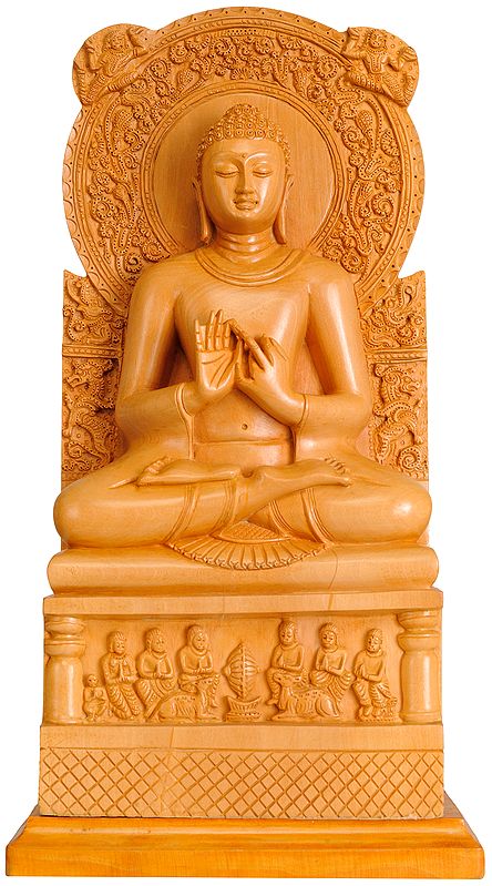 Lord Buddha in Dharmachakra Mudra
