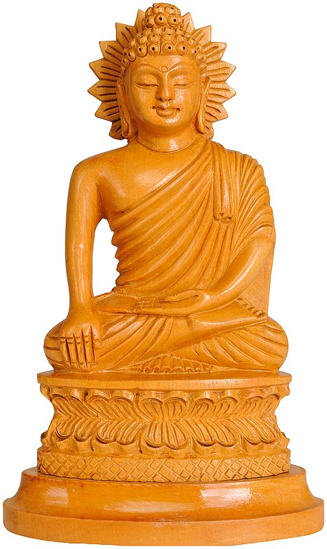 Maravijaya Buddha Seated On A High Plinth