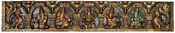 Musical Ganesha Large Size Panel