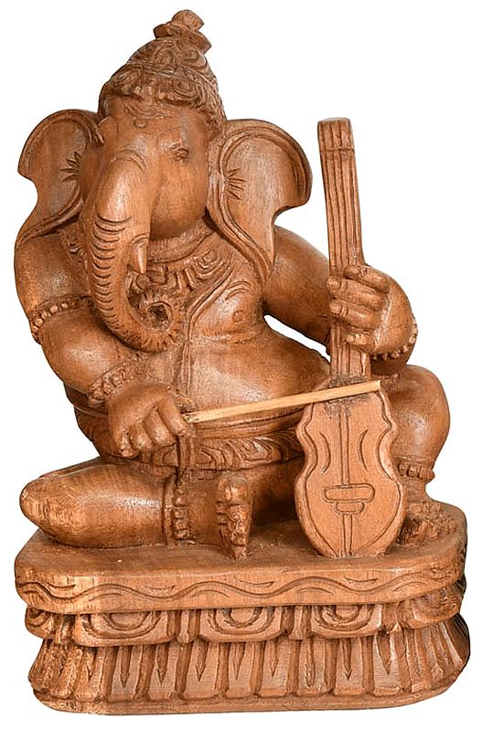 Ganesha The Musician Playing Violin