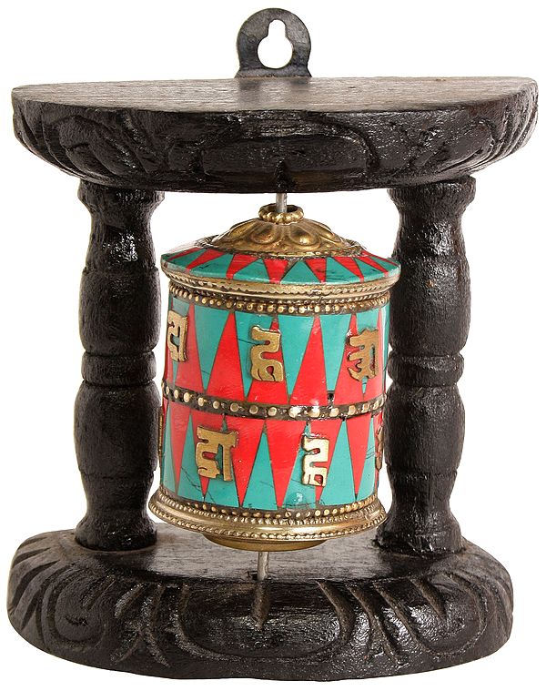 Enshrined Prayer Wheel (Tibetan Buddhist)