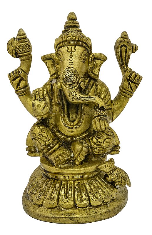 Seated Ganesha  (Small Statue)