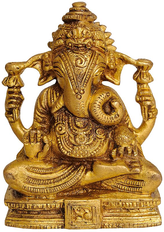Seated Ganesha (Small Statue)