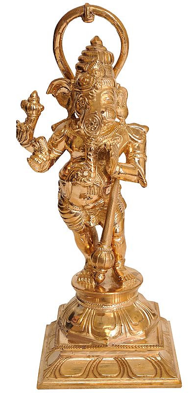 Composite Image of Shri Ganesha and Hanuman Ji