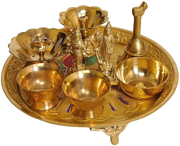 Lakshmi-Narayana Puja Thali