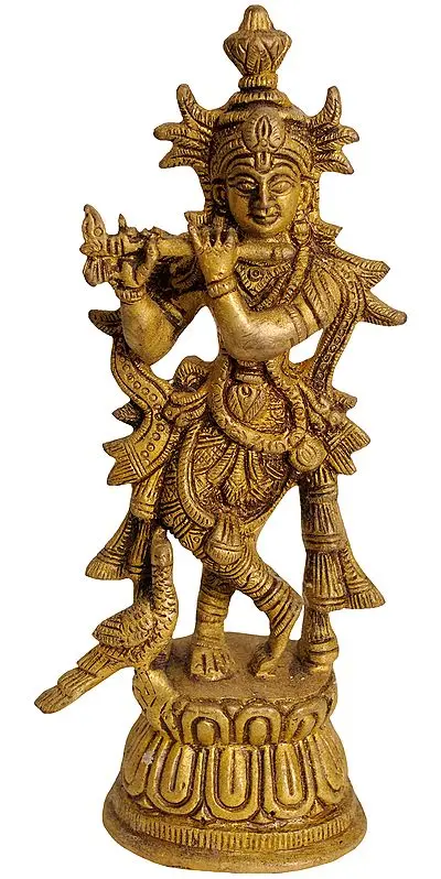 Fluting Krishna