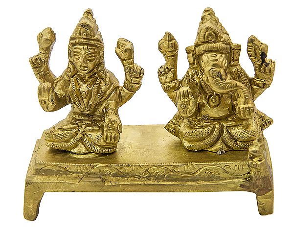 Lakshmi Ganesha (Small Statue)