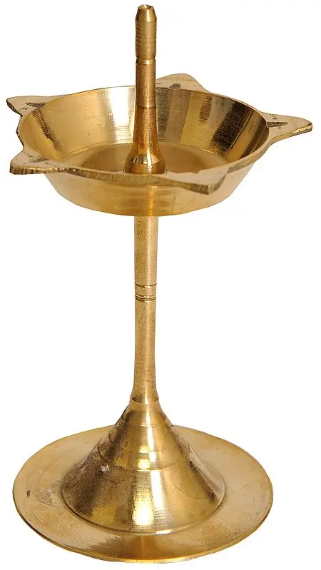 Five Wick Lamp with Stand