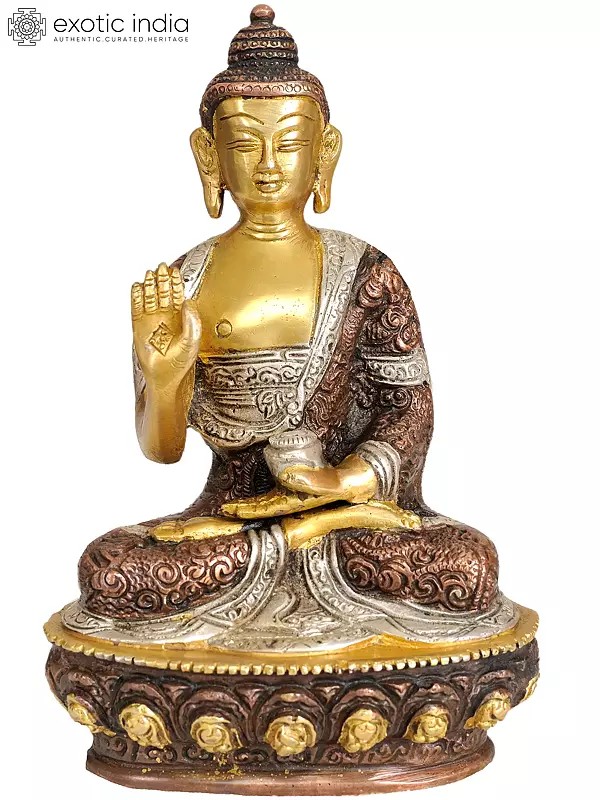 Lord Buddha In Abhaya Mudra | Handmade | Made In India