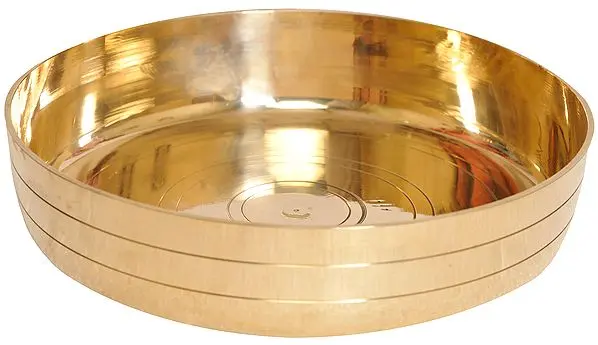 Bronze Thali for Eating Food