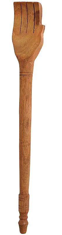 Hand Shaped Stick for Relieving from Itching During Yajna