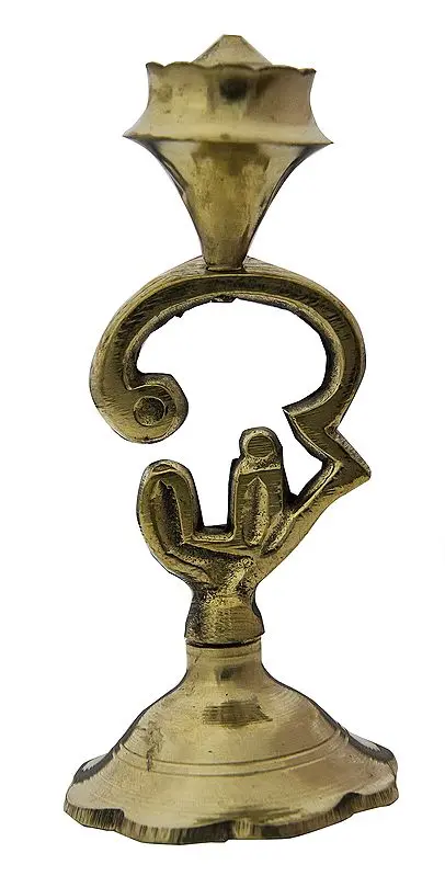 Tamil Om Incense Stick Burner