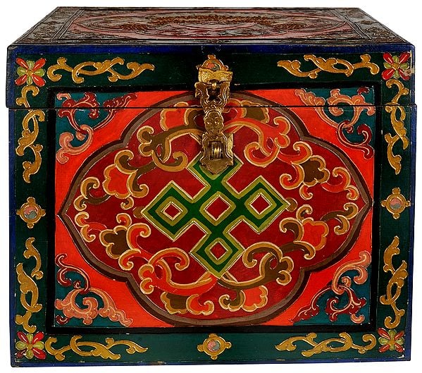 Set of Four Buddhist Monastery Boxes