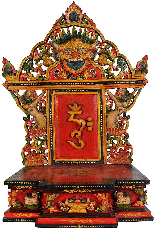 Tibetan Buddhist Deity Throne