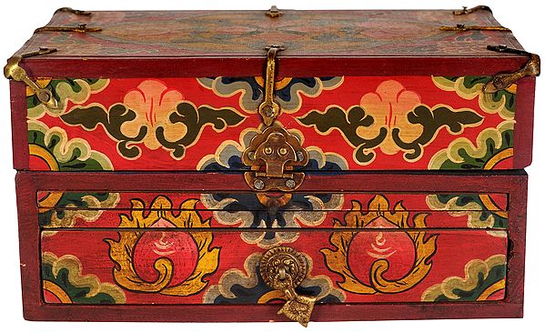 Tibetan Buddhist Portable Deity Altar
