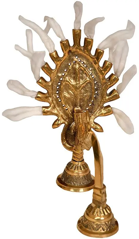 Thirteen Cotton Wicks Hand Held Aarti