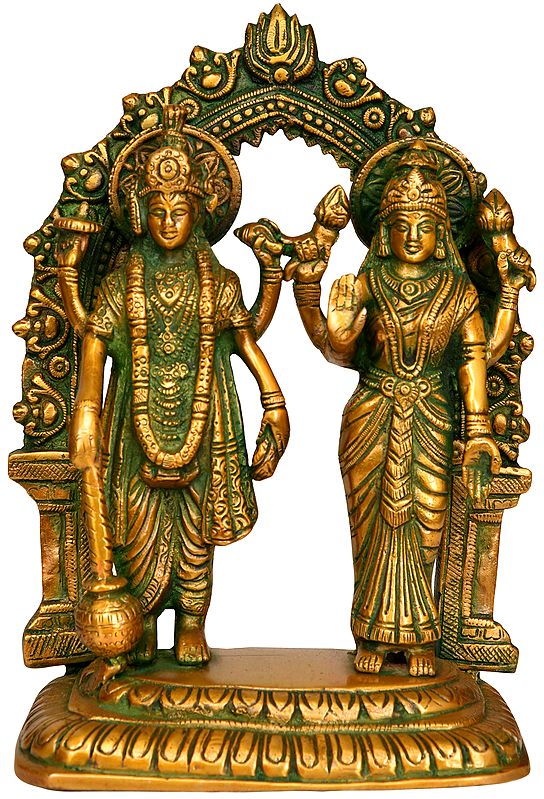 Lord Vishnu with Goddess Lakshmi