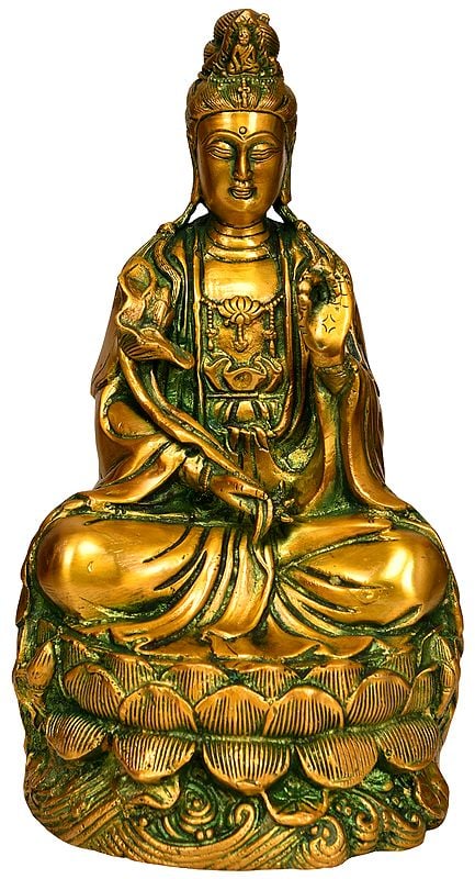 Tibetan Buddhist Deity Kuan Yin -Goddess of Compassion