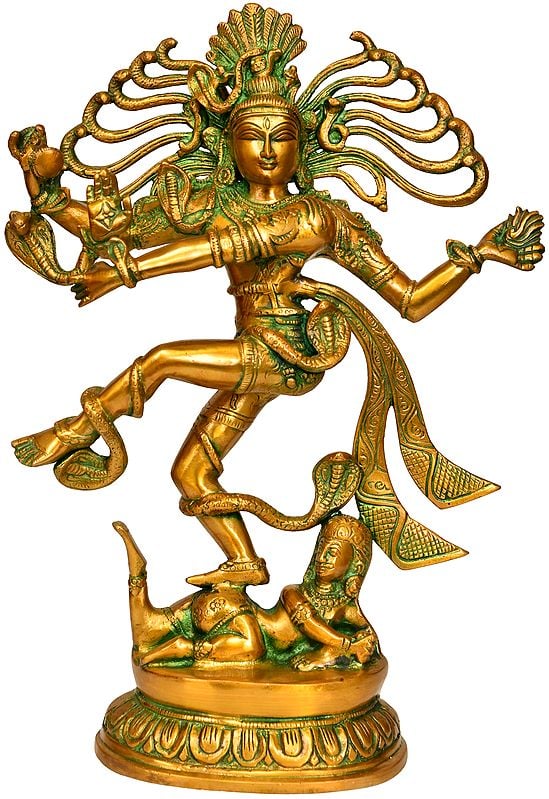 15" Lord Shiva as Nataraja In Brass | Handmade | Made In India