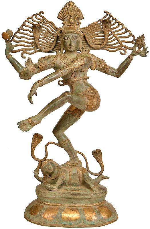 30" Large Size Lord Shiva as Nataraja In Brass | Handmade | Made In India