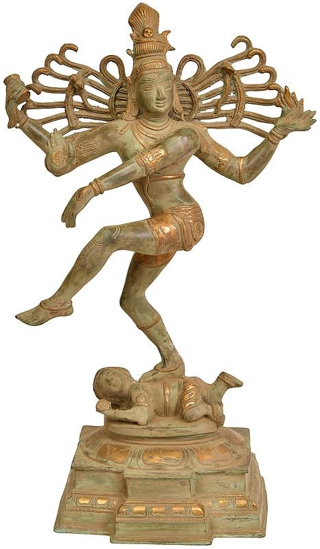 21" Shiva Tandava (Nataraja) In Brass | Handmade | Made In India