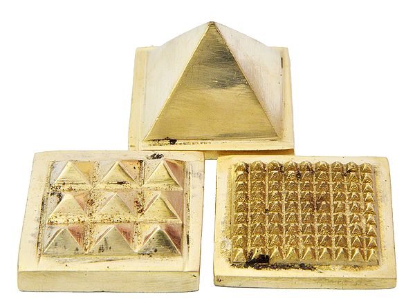 Vastu Pyramid (Set of Three): 91 Pyramids in Total