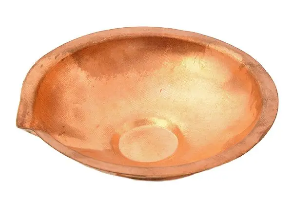 Copper Puja Diya