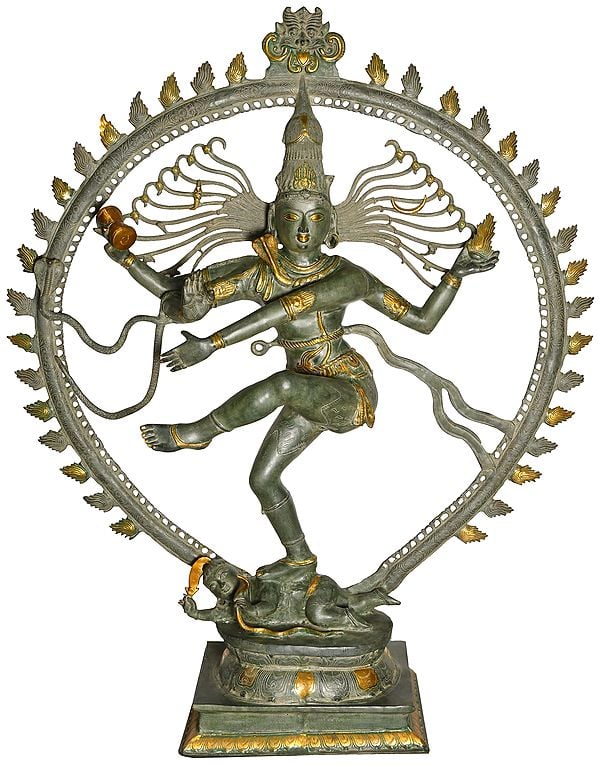 71" Super Large Size Nataraja (Suitable For Outdoors) In Brass | Handmade | Made In India