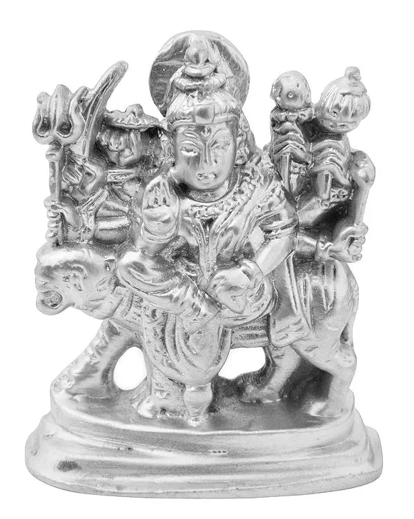 Goddess Durga (Carved in Parad)