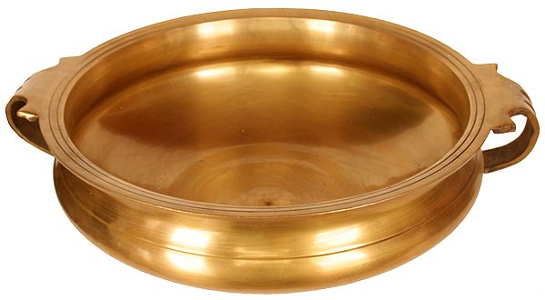Brass Urli Bowl-like Vessel Design