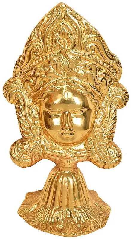Devi Durga Head on Stand