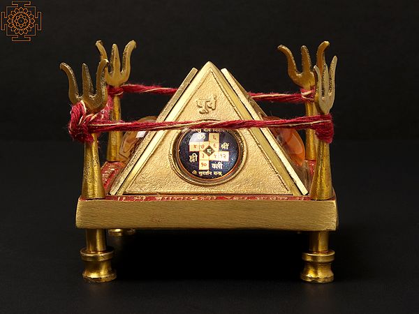 04" Shri Bagalamukhi Raksha Kavach in Brass | Handmade | Made in India