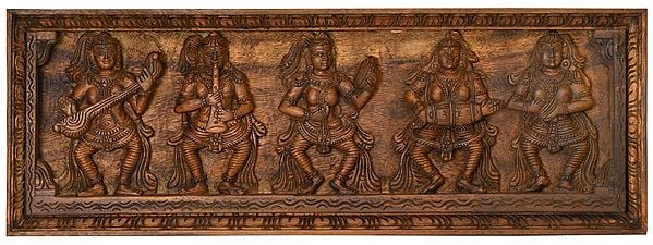 Heavenly Apsaras Musical Panel