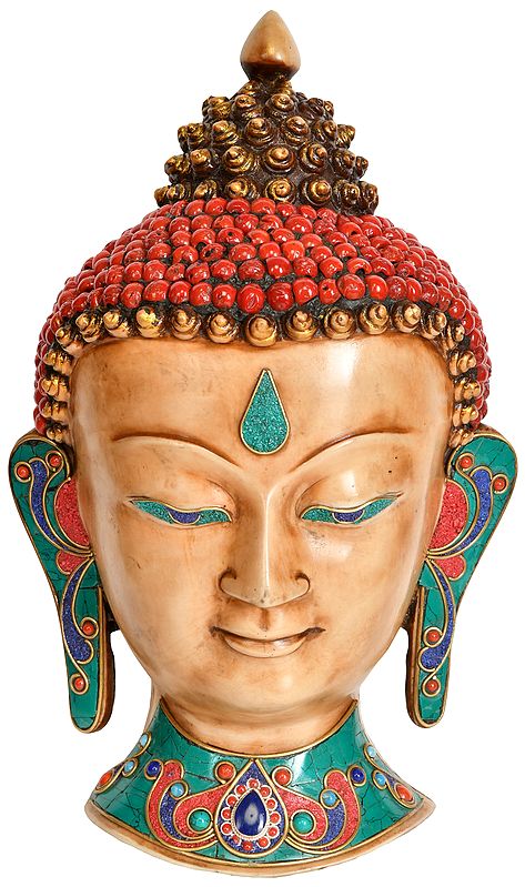Lord Buddha Wall Hanging Mask - Tibetan Buddhist
