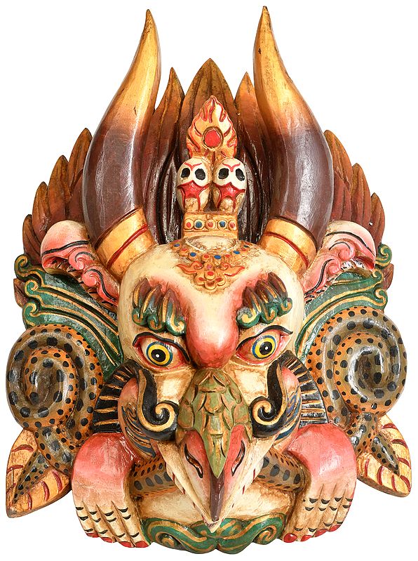 Tibetan Buddhist Garuda Mask (Made in Nepal)